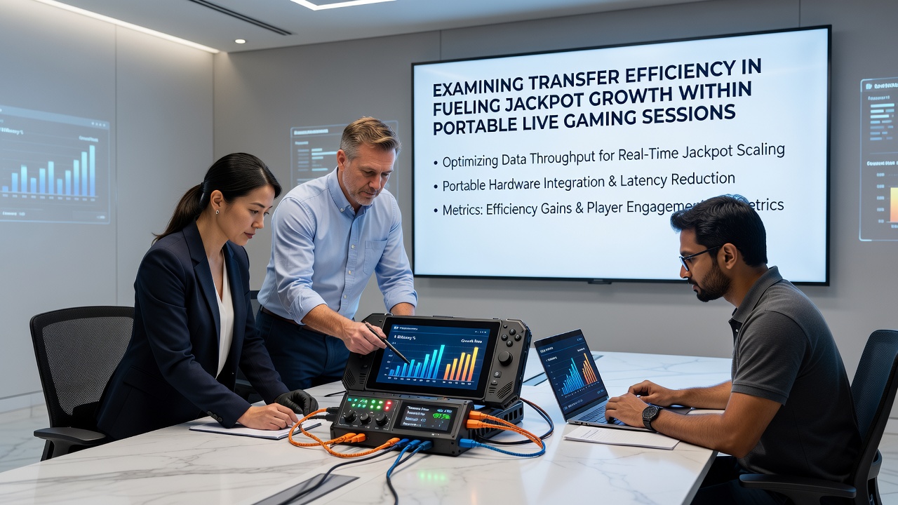 Visualisatie van jackpotgroei via efficiënte mobiele overdrachten