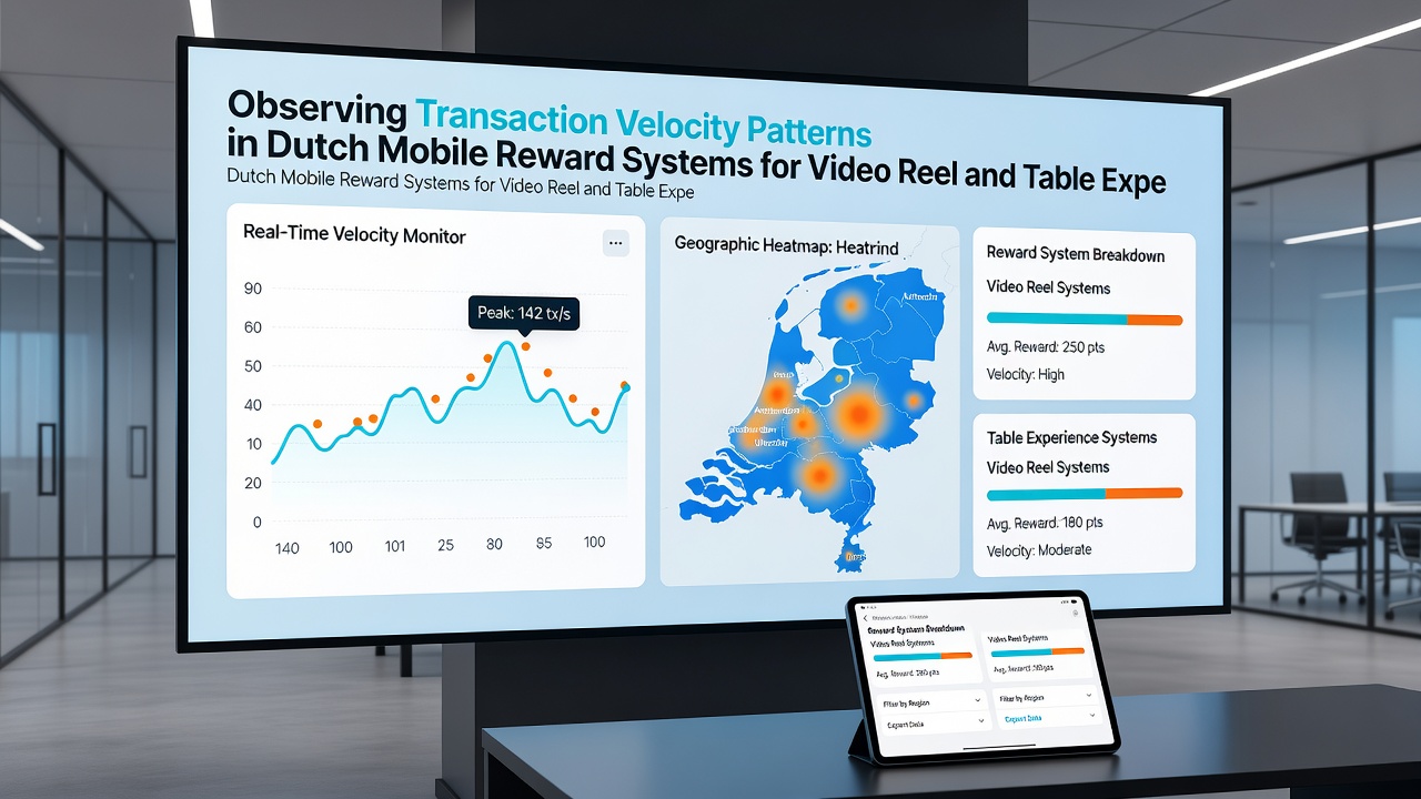 Patronen in snelheid van mobiele transacties voor beloningen in Nederlandse spellen